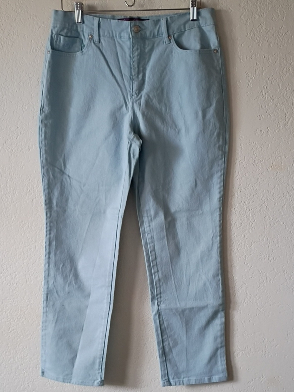 Gloria Vanderbilt Amanda Women's Jeans Light Blue Denim Size 10 Cotton Blend New